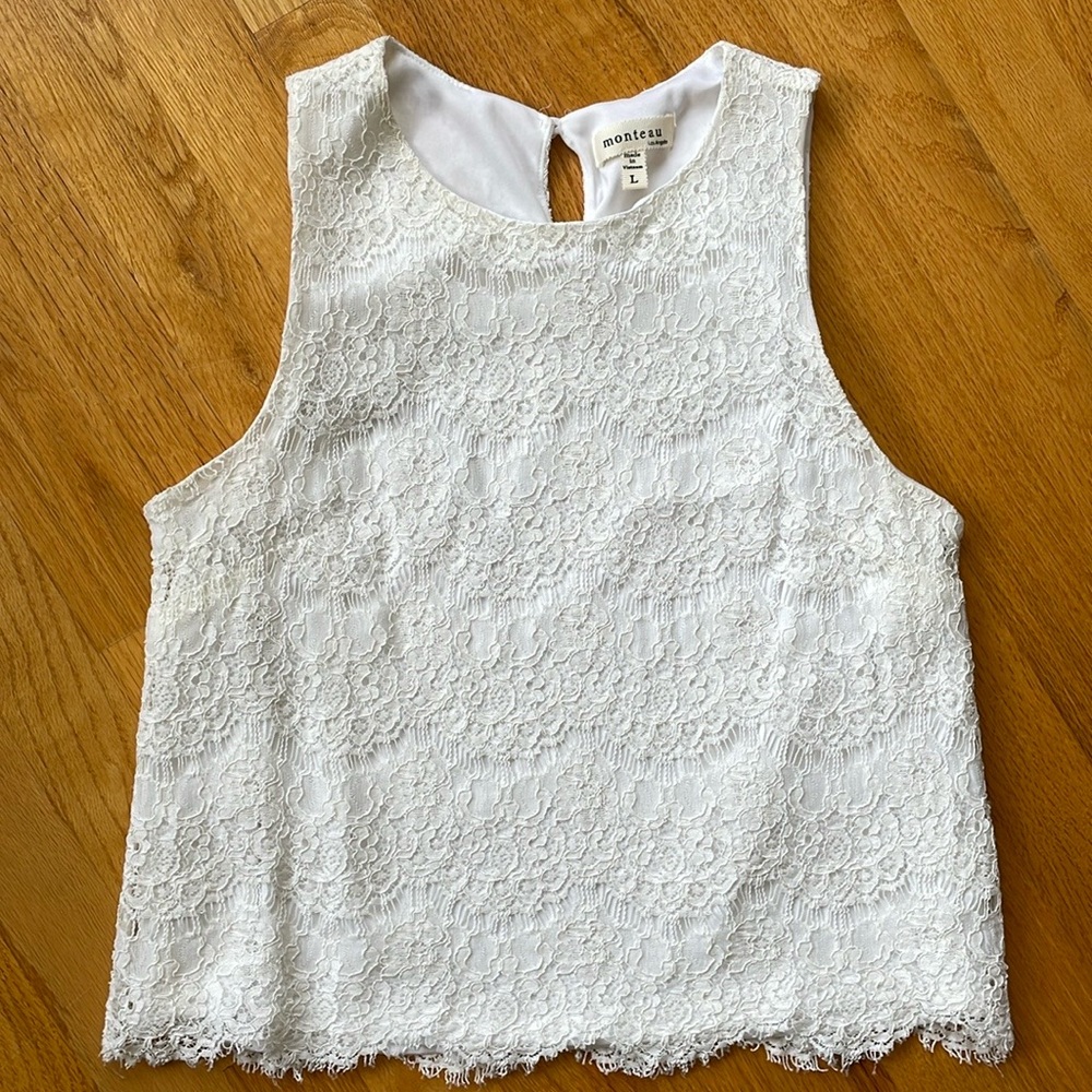 MONTEAU LACE TOP